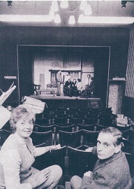Audience preparing for the first performance
